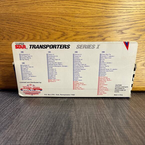 Vintage 1994 Matchbox LE Super Star Transporters Series II Shoe World Jarrett - Picture 2 of 2